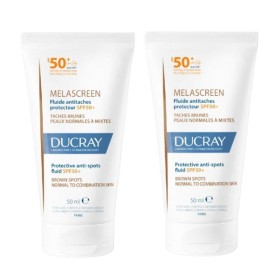 Ducray Promo Melascreen Anti-Spots Fluid Λεπτόρρευστη Αντηλιακή Κρέμα Προσώπου για Κανονικό Προς Μικτό Δέρμα 2x50ml