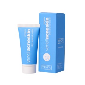 Vencil Acne Series Acneskin Cream-Κρέμα για Λιπαρά & Ακνεϊκά Δέρματα, Μειώνει τη Λιπαρότητα & Προσροφά το Σμήγμα, 30ml