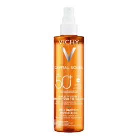 Vichy Capital Soleil Cell Protect Invisible Oil Αντηλιακό Λάδι SPF50+ 200ml