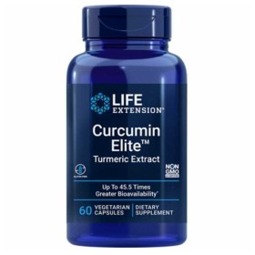 Life Extension Curcumin Elite Turmeric Extract Συμπλήρωμα Διατροφής Κουρκουμίνης 60 Κάψουλες ΛΗΞΗ 11/2005