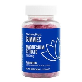 Natures Plus Gummies Magnesium Citrate 105mg Συμπλήρωμα Διατροφής με Μαγνήσιο Κιτρικής Μορφής για Ενίσχυση του Νευρικού & Μυϊκού Συστήματος με Γεύση Βατόμουρο 75 ζελεδάκια