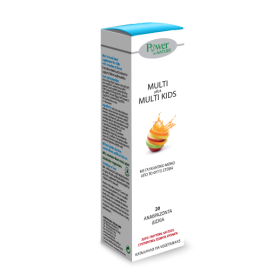 Power Health Multi+ Multi Kids Stevia 20 αναβράζοντα δισκία βιταμινών με γεύση Φράουλα