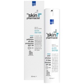 Intermed The Skin Pharmacist City Detox Κρέμα Προσώπου Ημέρας με SPF30 για τους Ρύπους με Υαλουρονικό Οξύ 50ml