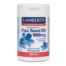 Lamberts Flax Seed Oil 1000mg, για την Υγεία του Καρδιαγγειακού Συστήματος και του Δέρματος, 90caps