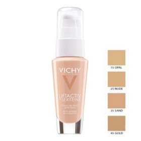 Vichy Liftactiv Flexiteint Make up, Spf 20, No 25 Nude, Αντιρυτιδικό Μακιγιάζ για Ανόρθωση και Λάμψη, 30ml