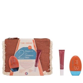 Medisei Time Eraser PROMO PACK 2 Steps Kit For Timeless Skin, Αντηλιακό Γαλάκτωμα Προσώπου Με Χρώμα SPF50 50ml & Recovery Concentrate Ορός 30ml & Δώρο Νεσεσέρ