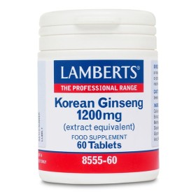 Lamberts Korean Ginseng 1200mg 60tabs -Τζίνσενγκ για τη Διατήρηση ευεξίας