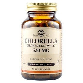 Solgar Chlorella 520mg Συμπλήρωμα Διατροφής για Αποτοξίνωση & Τόνωση του Οργανισμού 100 φυτικές κάψουλες
