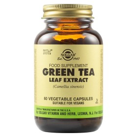 Solgar Sfp Green Tea Leaf Extract Συμπλήρωμα Διατροφής Πράσινο Τσάι Για Έλεγχο Του Βάρους 60 φυτικές κάψουλες