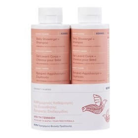 Korres PROMO PACK Coconut & Almond Βρεφικό Αφρόλουτρο & Σαμπουάν 2x250ml