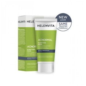 Helenvita ACNormal Purifying Facial Mask, Μάσκα για τον Βαθύ Καθαρισμό της Λιπαρής Επιδερμίδας, με Τάση προς Ακμή ,75ml