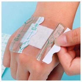 Alfa Care Film 10cm x 10cm Αδιάβροχα Αυτοκόλλητα Επιθέματα 5 Τεμάχια – φωτογραφία 2