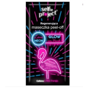 Selfie Project Peel-off mask Glow in Pink-flaming Εξισορροπητική Μάσκα Προσώπου, 10ml