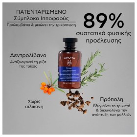 Preview 2 of Apivita Men's Tonic Hippophae TC & Rosemary Σαμπουάν κατά της Τριχόπτωσης για Όλους τους Τύπους Μαλλιών 250ml