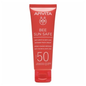 Apivita Bee Sun Safe Αντηλιακή Κρέμα Προσώπου κατά των Πανάδων & των Ρυτίδων SPF50, 50ml