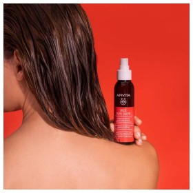 Preview 3 of Apivita Bee Sun Safe Hydra Protective Hair Oil Ενυδατικό Λάδι Για Τα Μαλλιά Με Αντηλιακά Φίλτρα Ηλίανθου και Αβησσυνίας, 100ml