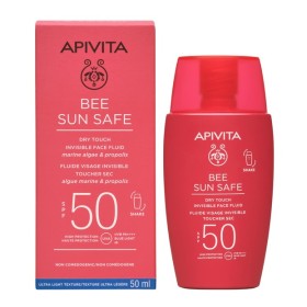 Apivita Bee Sun Safe Dry Touch Invisible Face Fluid Λεπτόρρευστη Αντηλιακή Κρέμα Προσώπου SPF50, 50ml – φωτογραφία 2