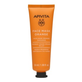 Apivita Face Mask Orange Μάσκα Λάμψης Προσώπου με Πορτοκάλι για Όλους τους Τύπους Επιδερμίδας 50ml