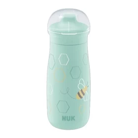 NUK Mini-Me Sip Παιδικό Παγούρι με Ρύγχος 9m+, 300ml - Τιρκουάζ Μέλισσα