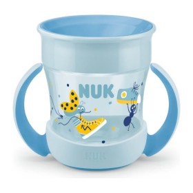 Nuk Mini Magic Cup με Χείλος και Καπάκι Περιστρεφόμενο 6m+ Μπλε 160ml