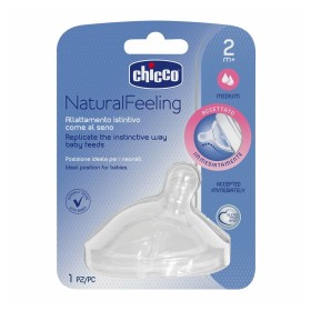 Chicco Θηλή Natural Feeling 2m+ Mέτριας Ροής 1 Τεμάχιο