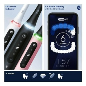 Oral-B iO Series 5 Ηλεκτρική Οδοντόβουρτσα με Αισθητήρα Πίεσης και Θήκη Ταξιδίου Black – φωτογραφία 3