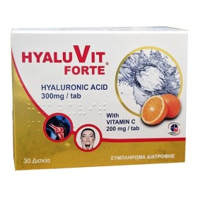 Medichrom Hyaluvit Forte 300mg Υαλουρονικό Οξύ & 200mg Vitamin C 30tabs