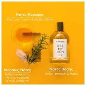 Apivita Bee My Honey Αναζωογονητικό Άρωμα Eau de Toilette 100ml – φωτογραφία 2