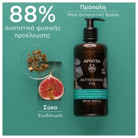 Apivita Eco Pack Refreshing Fig Shower Gel with Essential Oils Αφρόλουτρο Σώματος με Σύκο και Αιθέρια Έλαια για Τόνωση και Αναζωγόνηση 500ml – φωτογραφία 2
