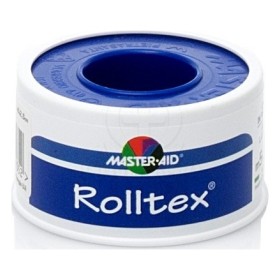 Master Aid Rolltex Υφασμάτινη Επιδεσμική Ταινία σε χρώμα λευκό 2.5cm x 5cm