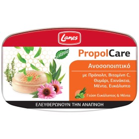 Lanes PropolCare Καραμέλες Ευκάλυπτος & Μέντα 54gr