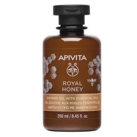 Apivita Royal Honey Shower Gel Κρεμώδες Αφρόλουτρο με Αιθέρια Έλαια & Μέλι 250ml