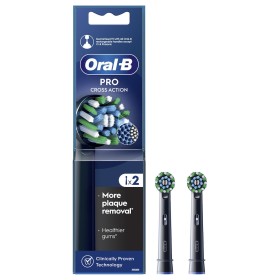 Oral-B Cross Action Black Ανταλλακτικές Κεφαλές Ηλεκτρικής Οδοντόβουρτσας Μαύρες 2τμχ – φωτογραφία 2