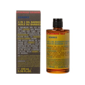 Korres Athenian Grooming Men 4 in 1 Oil Barber-Ξηρό Λάδι Περιποίησης 4 σε 1 με Εκχύλισμα Αχιλλέας, 100ml