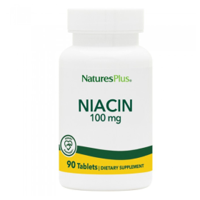 Nature's Plus Niacin (Nicotinic Acid, B3) 100 mg, 90 tabs