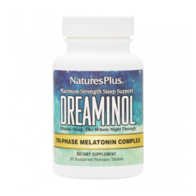 Nature's Plus Dreaminol Tri-Phase Melatonin Complex Sustained Release για την Αϋπνία, 30 tabs