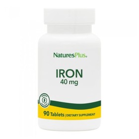 Nature's Plus Iron 40mg Συμπλήρωμα Σιδήρου 90 tabs