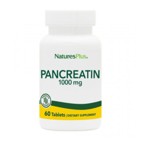 Nature's Plus Pancreatin 1000mg Συμπλήρωμα Πανγκρεατίνης, 60 tabs