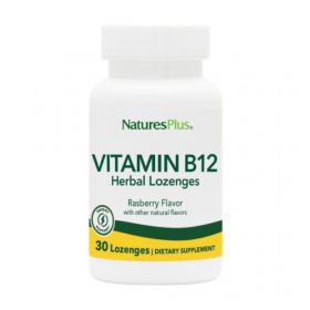Nature's Plus Vitamin B-12 1000mcg Συμπλήρωμα Διατροφής Βιταμίνη Β-12, 30 Παστίλιες