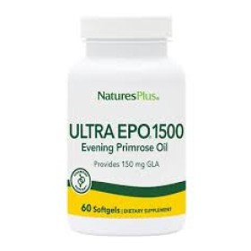 Nature's Plus Ultra Epo 1500mg Συμπλήρωμα Διατροφής, Ιδανικό στο Καρδιαγγειακό και το Νευρικό Σύστημα 60Softgels