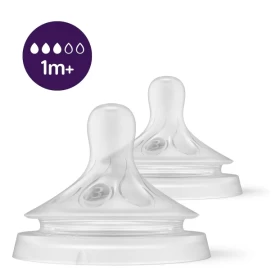 Philips Avent Natural Response Teat Θηλή Σιλικόνης 1m+ 2τμχ