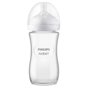 Philips Avent Natural Response Μπιμπερό Γυάλινο 1m+, 240ml