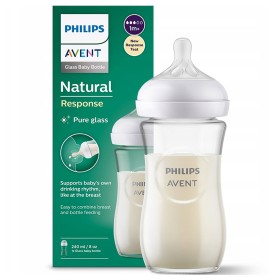 Philips Avent Natural Response Μπιμπερό Γυάλινο 1m+, 240ml