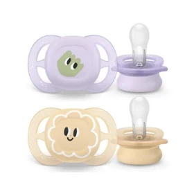 Philips Avent Ultra Start Ορθοδοντικές Πιπίλες Σιλικόνης 0-2m, 2τεμ