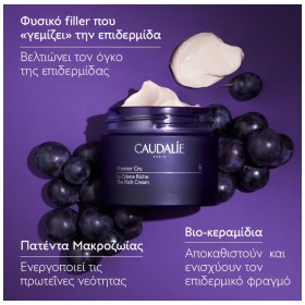 Caudalie Premier Cru The Rich Cream Refill Πλούσια Κρέμα Ολικής Αντιγήρανσης για Ξηρές Επιδερμίδες Ανταλλακτικό 50ml – φωτογραφία 3
