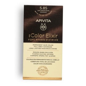 Apivita My Color Elixir Βαφή Μαλλιών No 5.85 Καστανό Ανοιχτό Περλέ Μαονί