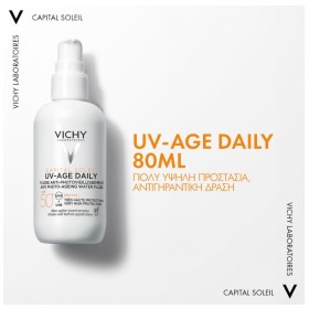 Vichy Capital Soleil UV-Age Daily Αντηλιακό Προσώπου SPF50+ 80ml – φωτογραφία 2
