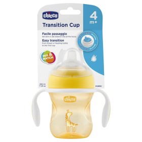 Chicco Εκπαιδευτικό Μπιμπερό με Λαβές Transition Cup 4m+ 200ml – φωτογραφία 1