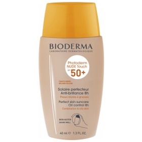 Bioderma Photoderm Nude Touch Αντηλιακό Προσώπου με Χρώμα Golden SPF50 40ml – φωτογραφία 2