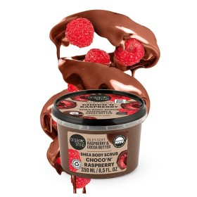 Natura Siberica Organic Shop Shea Body Scrub Choco’n’Raspberry με Βατόμουρο & Βούτυρο Κακάο 250ml – φωτογραφία 2